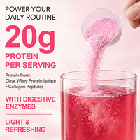 SOLOTREE Nouveautés : Isolat de Protéine de Lactosérum Transparent en Poudre 454g – Muscles Maigres, Cheveux, Peau, Ongles – 20g de Peptides de Collagène – Complément Alimentaire