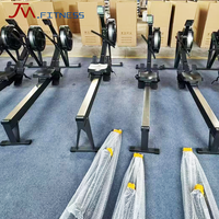 Máquina de Remo con Resistencia de Aire para Ejercicio Cardiovascular, Equipo de Gimnasio Comercial, Venta Directa de Fábrica
