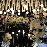 Lustre en verre à bulles LED AC à haut taux de clics, fourni par l'usine, pour hôtels et mariages