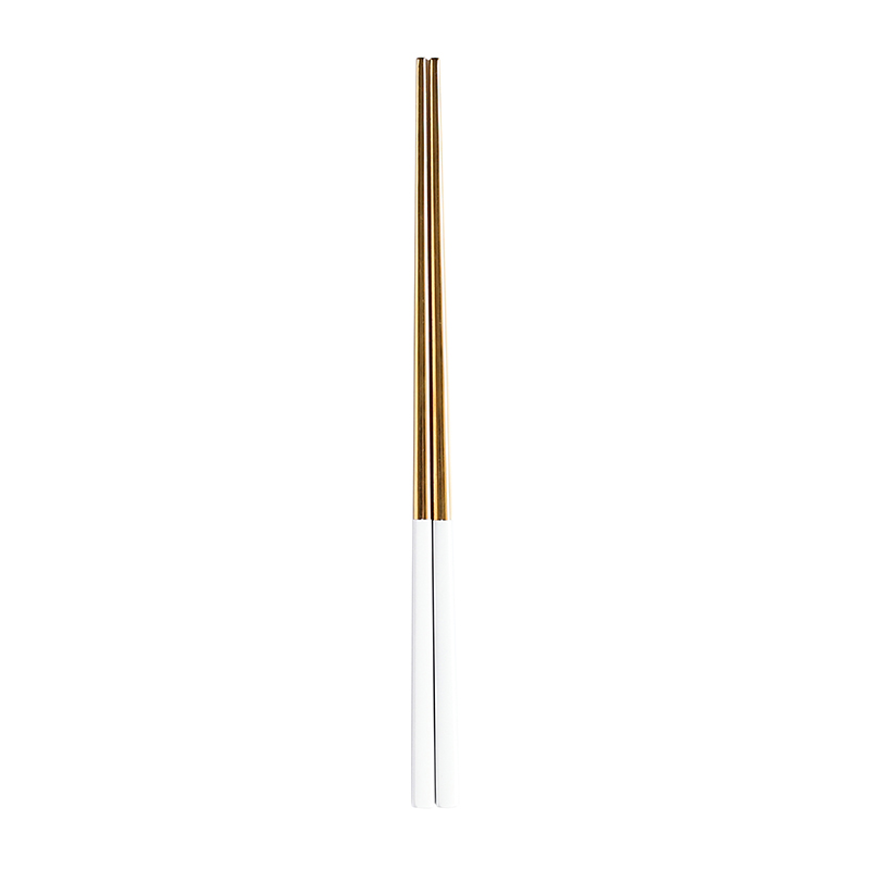 Palillos de oro blanco