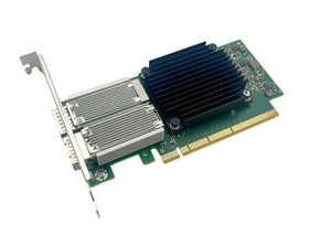Adaptateur d'interface réseau Ethernet PCIe 4.0 X16 100GbE double port QSFP28 MCX556A-EDAT avec interface hôte X16 - Product Image 2