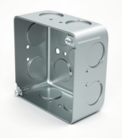 Caja de Conexión Eléctrica Cuadrada Estándar Hangshuo EB4218 de ABS, Accesorios de Cableado de 0.1m, China