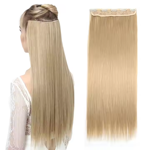 一体式无缝处女接发时尚颜色直发光滑夹入式头发 - Product Image 5
