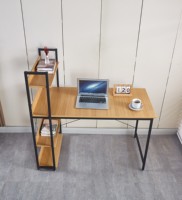 Table d'étude à cadre en fer simple 120cm nouveau Design Durable et assemblé bureau d'ordinateur pour enfants pour le salon