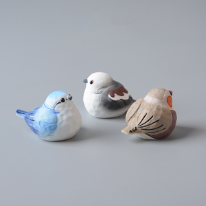 Statue d'oiseau en résine style bois, figurine d'oiseau rustique pour étagère, table, accent de décoration intérieure, cadeau, vente en gros - Product Image 3