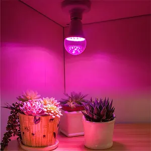 Bombilla led para cultivo de plantas, luz de espectro completo para invernadero interior, flores y vegetales, E27