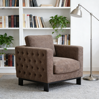 Chaise de réception moderne de haute qualité nordique, confortable, simple, canapé une place pour le salon, meubles