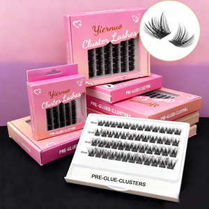 Bộ dụng cụ nối mi tự làm lông mi xù mềm mại kiểu D, mi chùm tự nhiên với nhãn hiệu riêng, mi chùm tự làm - Product Image 6