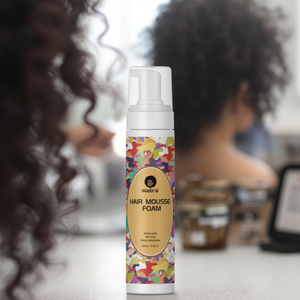 Productos Profesionales para el Cabello Africano, <span class=keywords><strong>Mousse</strong></span> Hidratante para <span class=keywords><strong>Rizos</strong></span>, Recrea el Estilo Rizado sin Esfuerzo, <span class=keywords><strong>Mousse</strong></span> Espumoso - Product Image 1
