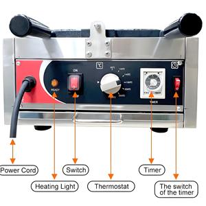 Meilleure vente Machine à gaufres Machine à gaufres industrielle Machine à gaufres belge - Product Image 2