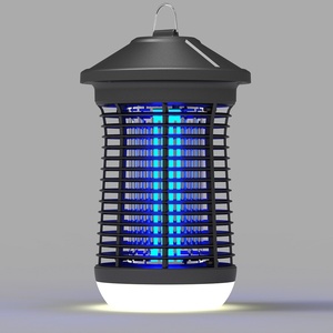 <span class=keywords><strong>Lampe</strong></span> <span class=keywords><strong>anti</strong></span>-moustiques et <span class=keywords><strong>anti</strong></span>-mouches extérieure étanche avec lumière UV, indice IP33, contrôle par la lumière, choc électrique, minuterie intelligente - Product Image 5