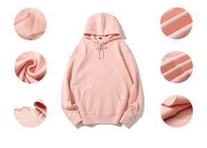 Sweat-shirts à capuche oversize streetwear hip-hop amples et unis pour hommes, sweats à capuche à col rond pour hommes - Product Image 6