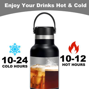 Botella de Agua Multicolor FAYREN, Botella de Acero Inoxidable con Aislamiento al Vacío, Portátil con Asa, para Viajes, Gimnasio y Actividades al Aire Libre - Product Image 3