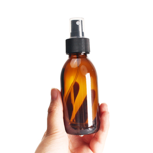 Botella de Perfume de Vidrio Ámbar Reutilizable con Pulverizador de Niebla Fina de 30 ml, 60 ml, 100 ml, 125 ml, 150 ml, 200 ml, con Bomba Dosificadora de Loción, <span class=keywords><strong>Precio</strong></span> Económico - Product Image 4