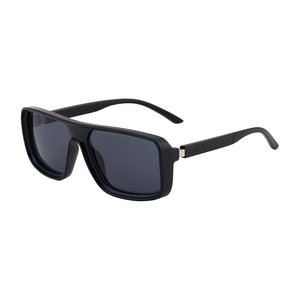 Nuevas gafas de sol con montura cuadrada para hombre, de plástico negro y metal, protección UV400, gafas de sol para exteriores, transmitancia clase 2 - Product Image 5