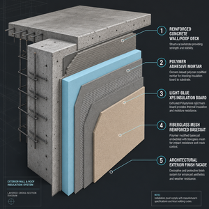 Panel de Aislamiento de Poliestireno Extruido <span class=keywords><strong>XPS</strong></span> Industrial Directo de Fábrica para Paredes Exteriores, Panel de Espuma de Celda Cerrada con Garantía de por Vida - Product Image 4