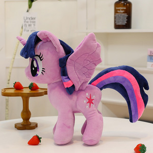 Peluche Cavallo Arcobaleno Carino, Unicorno Magico, Morbido Pupazzo Cartone Animato, Regalo di Compleanno per Bambini, Cuscino, Vendita all'Ingrosso - Product Image 2
