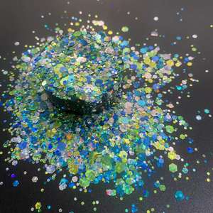 Gatto arcobaleno Glitter brillante fantasia acrilico polvere Chunky Glitter 2 oz shaker per il confezionamento - Product Image 5