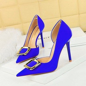 Talons Dames Luxury Buckle Pumps Big <b>Tree</b> Shoes Women Heel for Ladies - Product Image 2