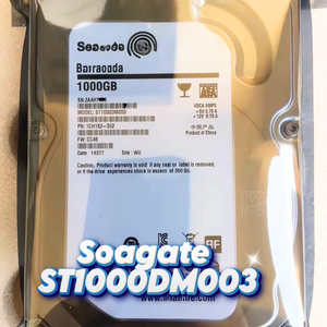 Used 1TB HDD Hard Drive SATA 6 Gb/s 64MB Cache 3.5-Inch Internal Drive for Video NVR DVR <strong>ST1000DM003</strong> - Product Image 1