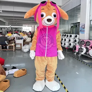 Qiman CE produttore all'ingrosso di film di cartoni animati personaggio zampa cane mascotte costume per la vendita