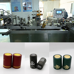 Goud Rood Zilver Kleur Wijn Fles <span class=keywords><strong>Capsule</strong></span> 30*60Mm Hot Stamping Logo Pvc Krimpcapsule - Product Image 6