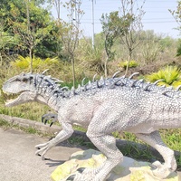 Dinosaurio Animatrónico Mecánico Más Famoso de Jurassic, D-Rex con Movimientos, Simulación, Modelo de T-Rex