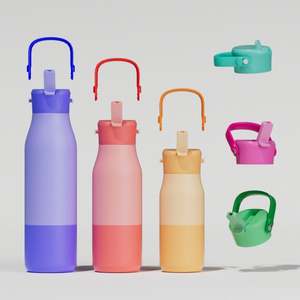 Vaso Térmico Personalizado OEM de Acero Inoxidable 304 con Asa Desmontable, Molde Privado, Botella de Agua con Pajita - Product Image 2