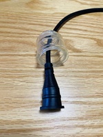 Support de lampe étanche pour tube lumineux T8, base de lampe pour aquarium, manchon transparent étanche pour lampe, douille de lampe