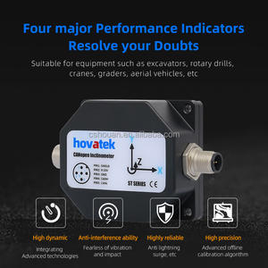 חיישן שיפוע דינמי בעל דיוק גבוה, חיישן זווית דו-צירי CANopen, מד שיפוע דו-צירי, חיישן זווית <span class=keywords><strong>MEMS</strong></span> דו-צירי - Product Image 6