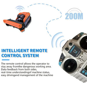 Débroussailleuse télécommandée sur chenilles pour terrains accidentés et coupes précises du gazon, vente directe usine - Product Image 4