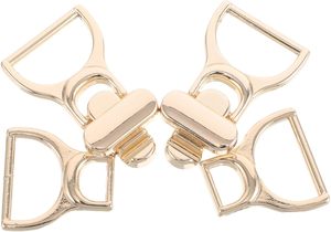 Lot de boucles métalliques emboîtables pour ceintures, accessoires de manteau pour femmes, attaches en alliage pour robes et vêtements d'extérieur DIY - Product Image 1