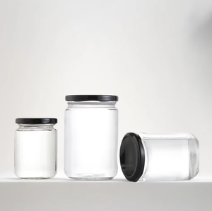 Glas-Gewürzglas mit Klammerverschluss, Glas-Honigglas mit Schöpflöffel, Kleine Glasflaschen mit Deckel - Product Image 6