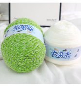 Étiquette personnalisée HENGYI 200g Fil à gâteau Bobbel coloré dégradé de Chine Nylon/Acrylique Teint en rouleau pour crochet Haute ténacité Ignifuge