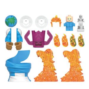 G0151 Mini Figuras <span class=keywords><strong>de</strong></span> Superhéroes <span class=keywords><strong>de</strong></span> Marvel: Mujer Invisible, Galactus, La Cosa, Mr. Fantástico, Jonathan Storm, Antorcha Humana, para Niños - Product Image 1