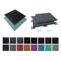 Gym Gummi Boden matte Kraft Trainings raum Gummi Boden matte Home Fitness Bereich Sport Schallschutz und stoß dämpfende Matte