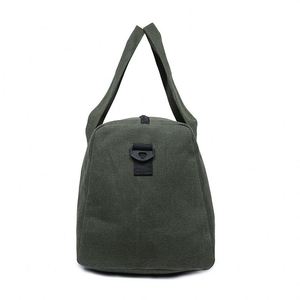 Cheap Luggage Storage Foldable <b>Canvas</b> <b>Duffle</b> <b>Bag</b> Large Capacity Unisex Style Stock Travel <b>Bags</b> Customized LOGO Zipper Hasp - Product Image 3