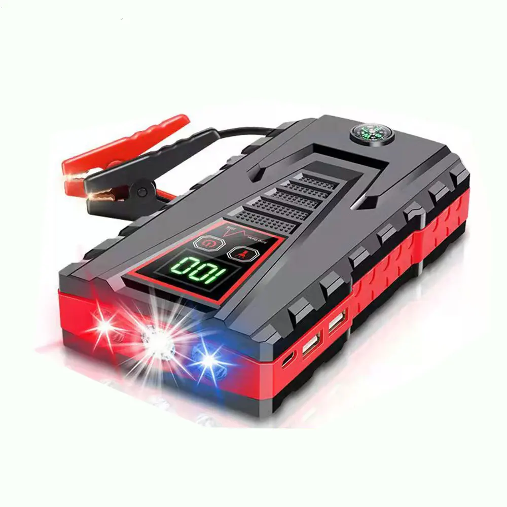 Dispositivo de partida de carro, venda quente portátil hjx01 pular, dispositivo de partida de carro, impulsionador automático, 12v, corrente máxima, 800 a 12000 mah