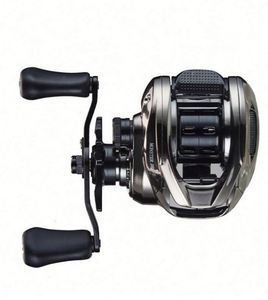 Moulinet de pêche baitcasting haute qualité DC2000 7.0:1 en fibre de carbone et nylon pour eau salée, main gauche, pour rivière, lac et ruisseau, 3+1 roulements - Product Image 3