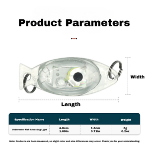ไฟล่อปลา LED สำหรับตก<span class=keywords><strong>ปลา</strong></span>ใต้น้ำลึก หลอดไฟกันน้ำ IP68 ไฟล่อปลาแบบแฟลชสำหรับน้ำเค็ม - Product Image 5