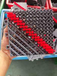 Dalles de sol en plastique modulaires pour l'extérieur, anti-poussière, anti-neige, en EVA, tapis de porte d'entrée, tapis de sol en EVA - Product Image 4