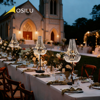 Lustre en cristal nordique Lampe de table LED Flexible Simple Ampoule E14 Décoration de mariage Lumières sans fil Contrôle tactile Personnalisé OEM
