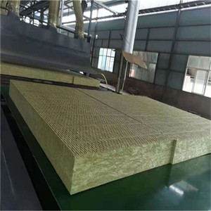 Panneau de laine de roche 1200x1200mm, épaisseur 4cm, haute résistance au feu, isolation thermique pour murs extérieurs de bâtiments - Product Image 1