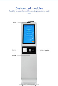 <strong>Wireless</strong> Indoor <strong>Queue</strong> Management <strong>System</strong> 21.5/32 Inch Touch Screen Floor Mount Ticket Dispenser for Bank Hospital or Clinic - Product Image 6