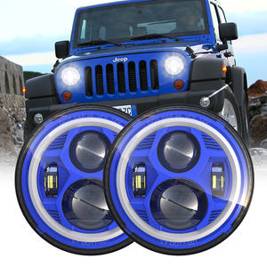 Faros Delanteros LED Loyo de 7 Pulgadas para Jeeps <span class=keywords><strong>Compass</strong></span> Patriot, Faros Delanteros para Jeep Wranglers JK, Faros Delanteros RGB 1997-2018 - Product Image 6