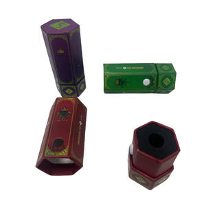 Emballage de boîte résistant aux enfants personnalisé avec logo, biodégradable, fait à la main, 5 pièces, 0,5 ml, 1 ml, 2 ml - Product Image 1