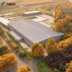 Structure de bâtiment préfabriquée en acier modulaire robuste pour atelier et entrepôt, grande capacité, prête pour la grue - Product Image 1
