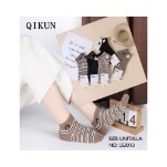 Calcetines tobilleros de invierno para mujer, 10 pares de algodón de nailon y rayas bordadas, patrones estampados de Jacquard, transpirables y cálidos - Product Image 1