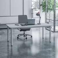 Table ergonomique à 4 pieds avec moteur unique réglable en hauteur Bureau électrique debout Système de levage intelligent Bureau d'ordinateur