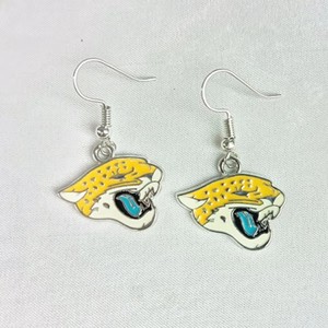 Envío rápido Sport Detroit Lions Swirl Heart Pendientes Multicolor Team logo Pendientes colgantes - Product Image 4